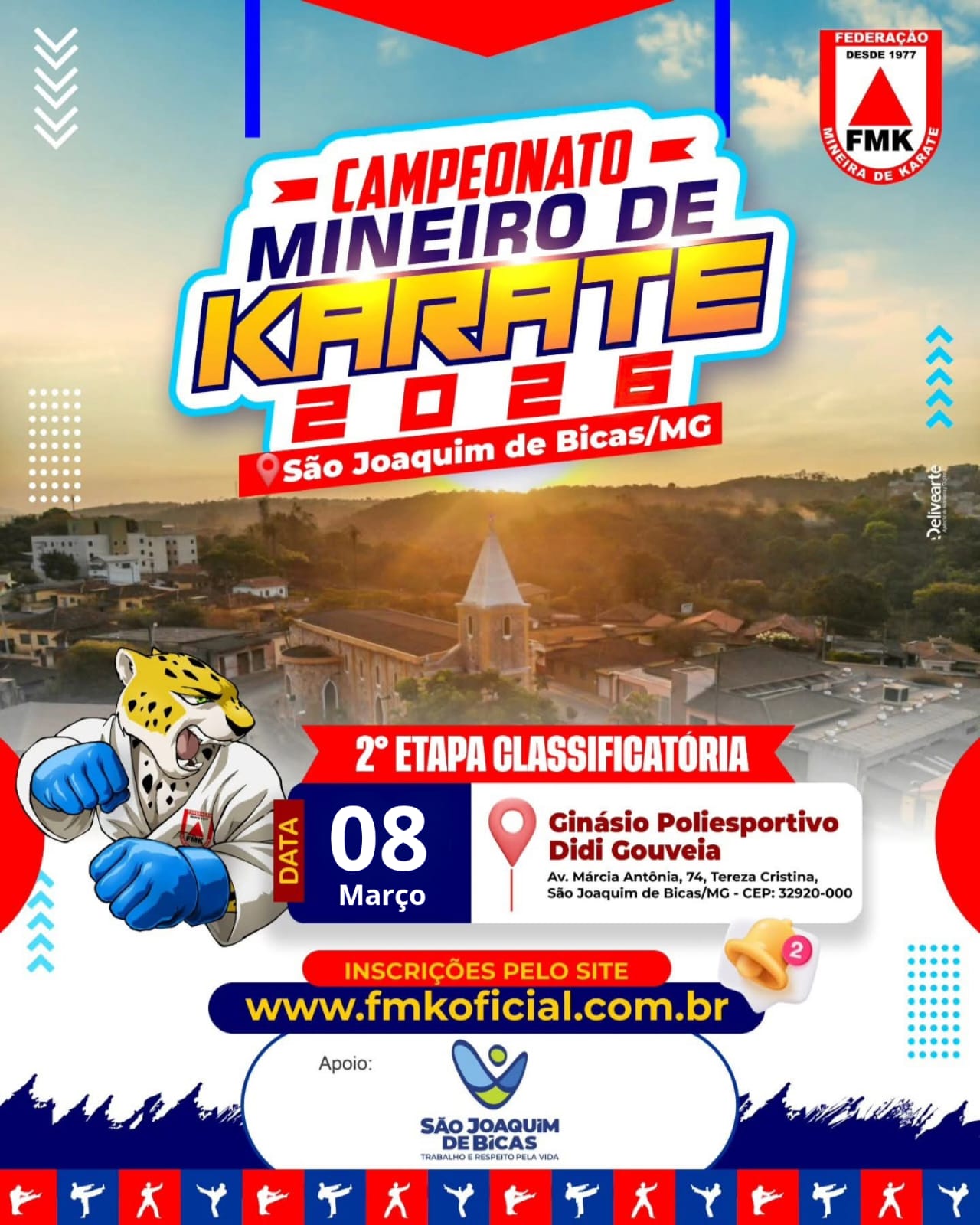 Campeonato karate 2026 - 2ª Etapa Classificatoria 